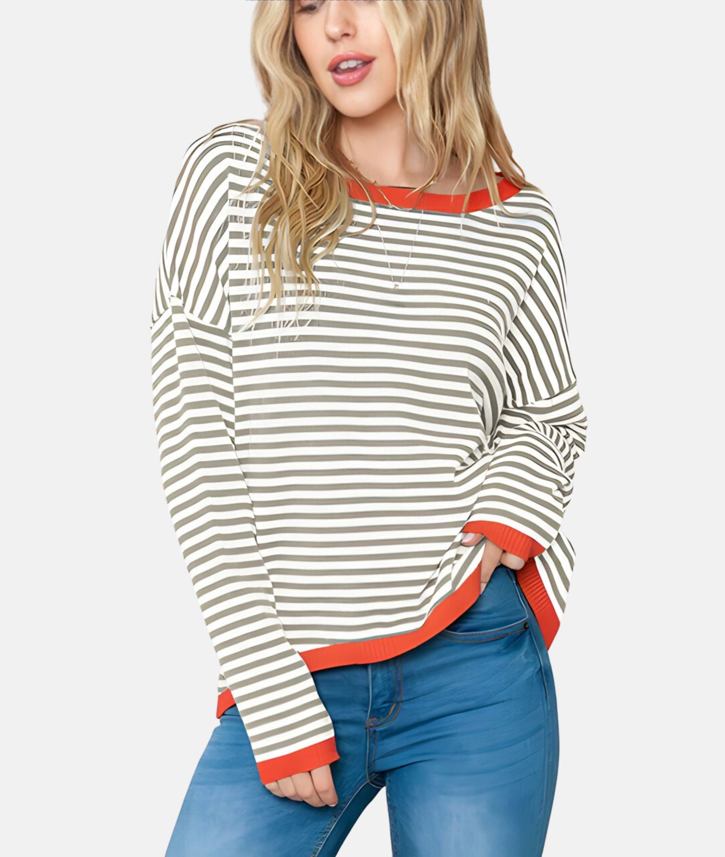 Jolie® | Gestreepte Sweater