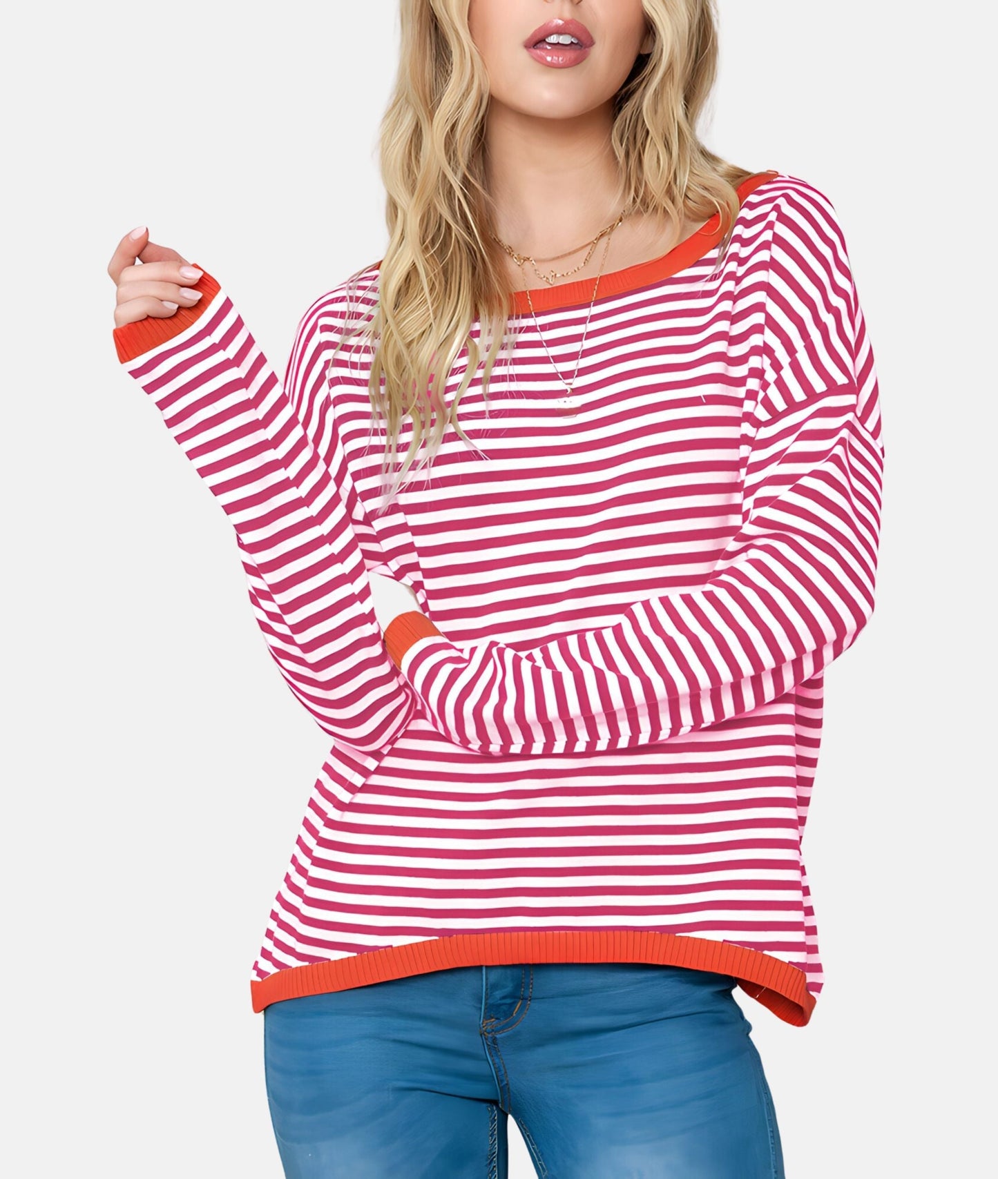 Jolie® | Gestreepte Sweater