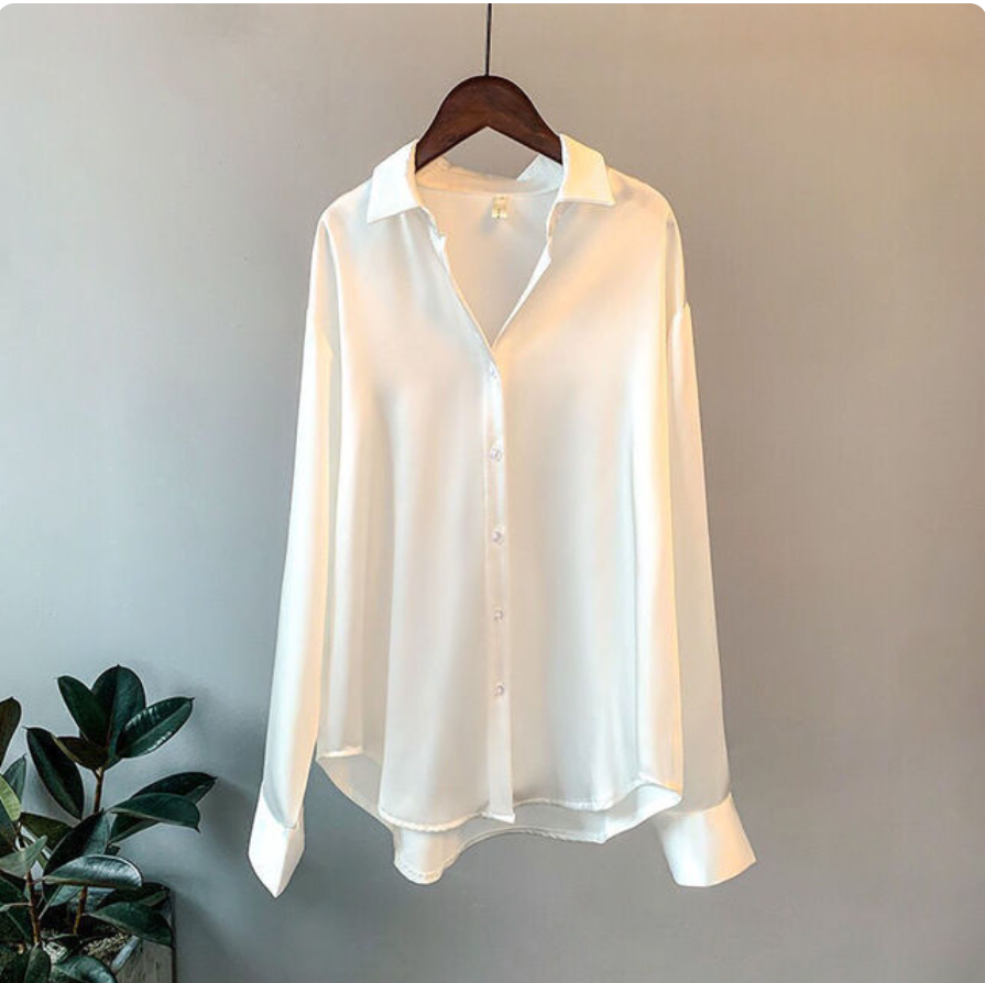 Vivienne™ | Chique Satijnen Blouse (1+1 GRATIS)