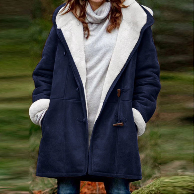 Helena | Luxe Fleece-Gevoerde Winterjas